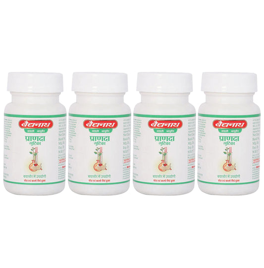 Baidyanath (Jhansi) Pranda Gutika Tablet (40 Each) - Classic Derma
