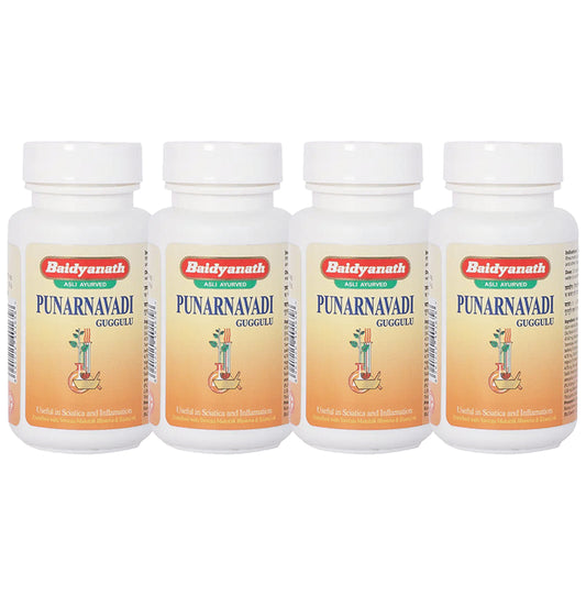Baidyanath (Jhansi) Punarnavadi Guggulu Tablets (80 Each) - Classic Derma