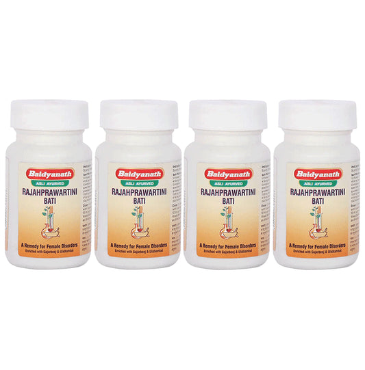 Baidyanath (Jhansi) Rajahprawartini Bati Tablet (80 Each) - Classic Derma
