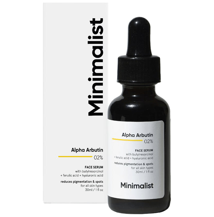 Minimalist 02% Alpha Arbutin Face Serum | Fights Pigmentation and Dark Spots - Classic Derma