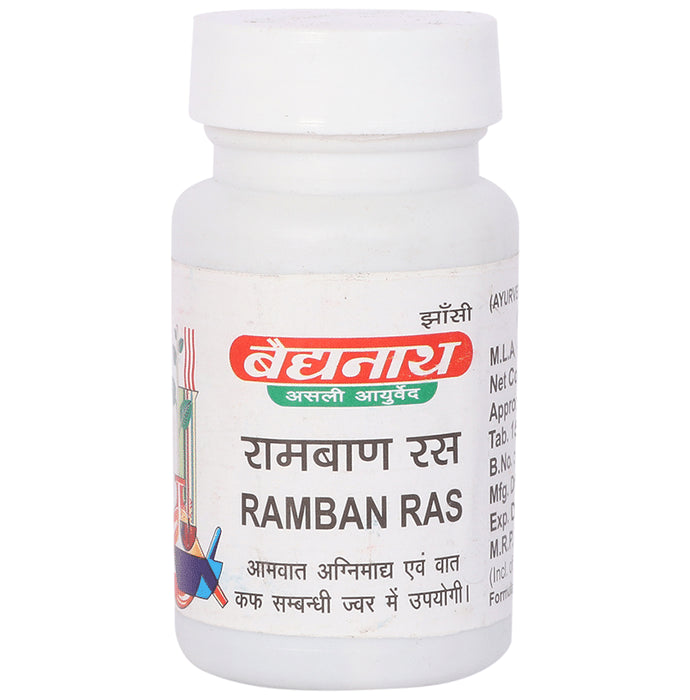 Baidyanath (Jhansi) Ramban Ras Tablet - Classic Derma