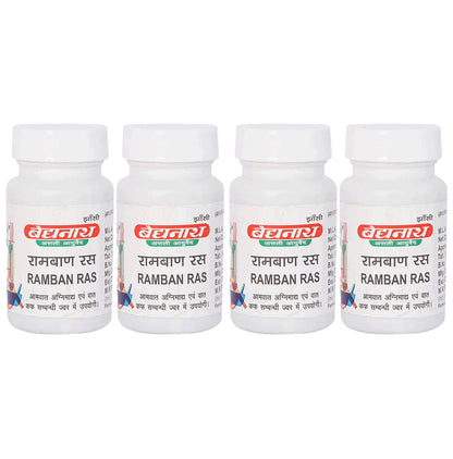 Baidyanath (Jhansi) Ramban Ras Tablet (80 Each) - Classic Derma