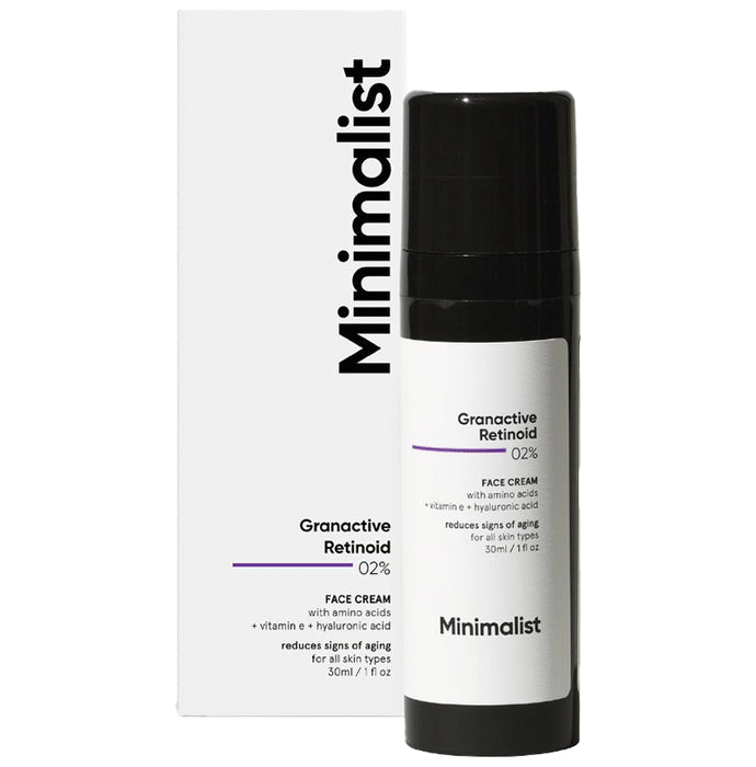 Minimalist 02% Granactive Retinoid Anti-Ageing Face Cream - Classic Derma