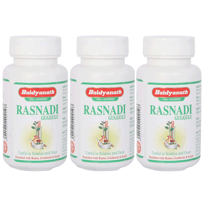 Baidyanath (Jhansi) Rasnadi Guggulu Tablet (80 Each) - Classic Derma