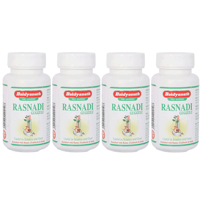 Baidyanath (Jhansi) Rasnadi Guggulu Tablet (80 Each) - Classic Derma