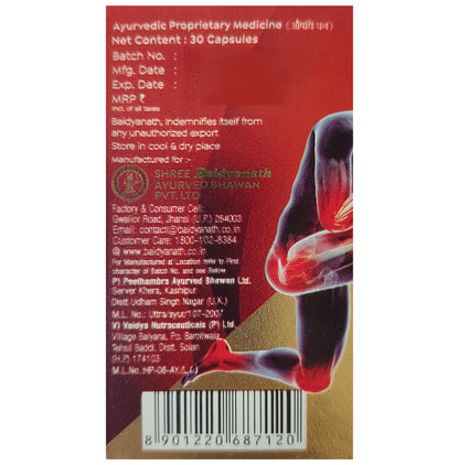 Baidyanath (Jhansi) Rheumartho Gold Plus Capsule (30 Each)