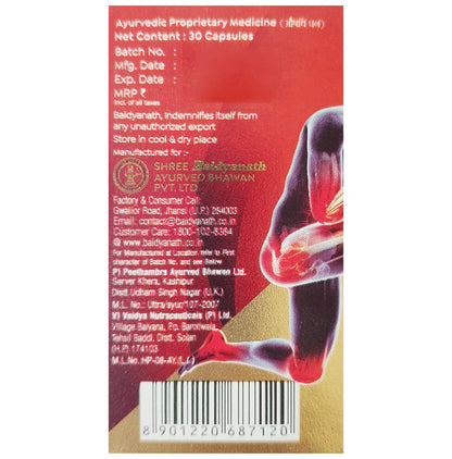 Baidyanath (Jhansi) Rheumartho Gold Plus Capsule (30 Each)