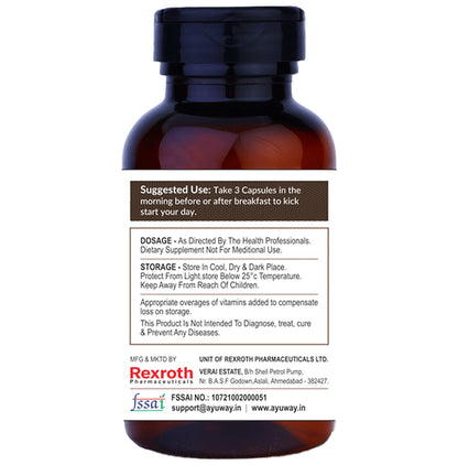 Ayuway Methyl B12 &Folate 1200mg Vegicap