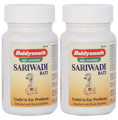 Baidyanath (Jhansi) Sariwadi Bati Tablets (80 Each) - Classic Derma