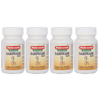 Baidyanath (Jhansi) Sariwadi Bati Tablets (80 Each) - Classic Derma