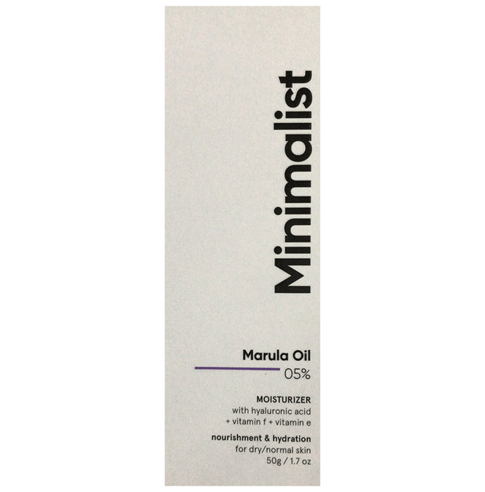 Minimalist 05% Marula Oil Moisturizer | For Dry/Normal Skin - Classic Derma