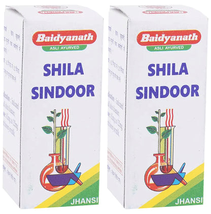 Baidyanath (Jhansi) Shila Sindoor Powder (2.5gm Each) - Classic Derma