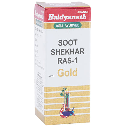 Baidyanath (Jhansi) Soot Shekhar Ras 1 with Gold - Classic Derma