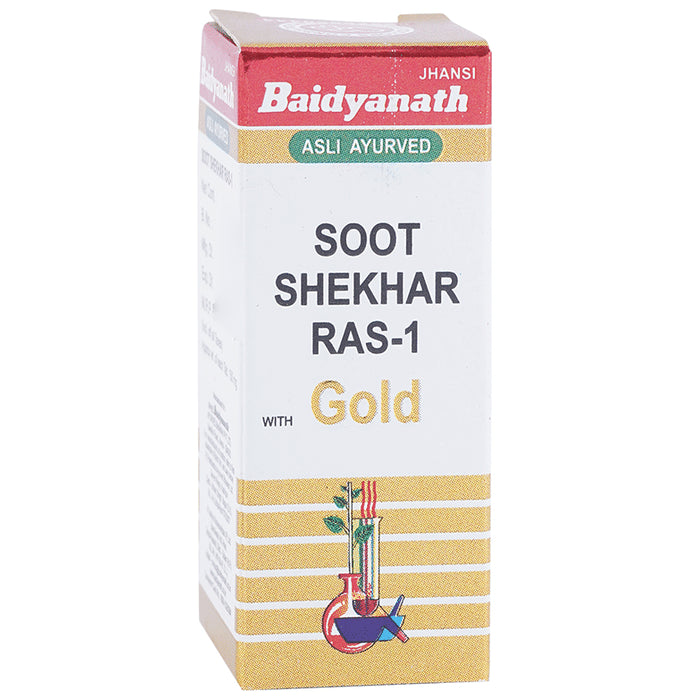 Baidyanath (Jhansi) Soot Shekhar Ras 1 with Gold - Classic Derma