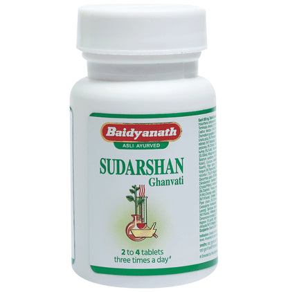 Baidyanath (Jhansi) Sudarshan Ghanvati Tablet - Classic Derma