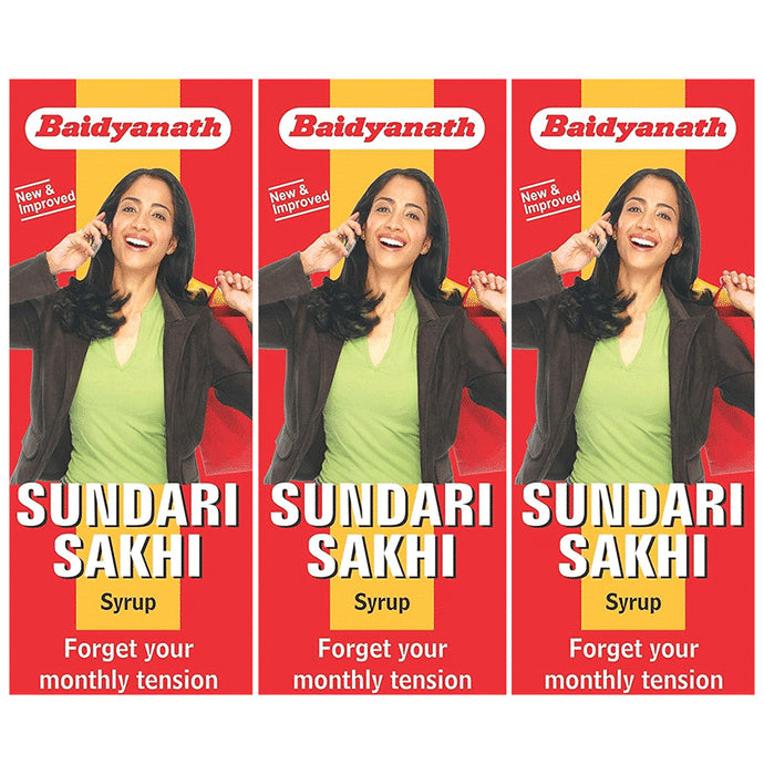 Baidyanath (Jhansi) Sundari Sakhi Syrup (200ml Each) - Classic Derma