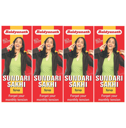 Baidyanath (Jhansi) Sundari Sakhi Syrup (200ml Each) - Classic Derma