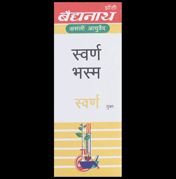 Baidyanath (Jhansi) Swarna Bhasma with Gold (125mg Each)
