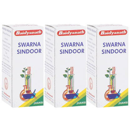 Baidyanath (Jhansi) Swarna Sindoor Powder (2.5gm Each) - Classic Derma