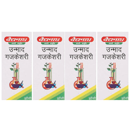 Baidyanath (Jhansi) Unmad Gajkeshari Powder (5gm Each) - Classic Derma