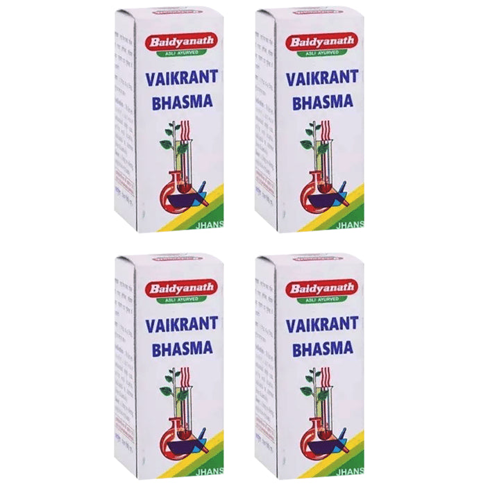 Baidyanath (Jhansi) Vaikrant Bhasma (2.5gm Each) - Classic Derma