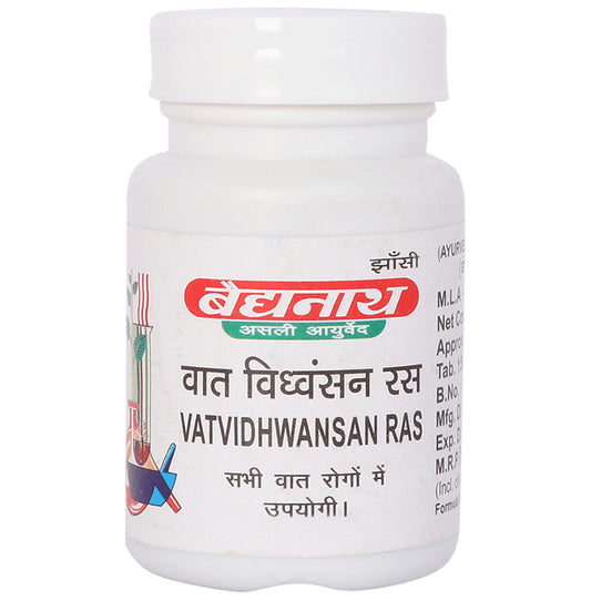 Baidyanath (Jhansi) Vatvidhwansan Ras Tablet - Classic Derma