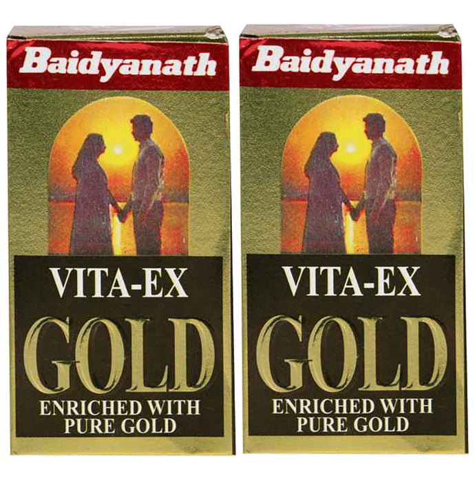 Baidyanath (Jhansi) Vita-Ex Gold Capsule (20 Each) - Classic Derma