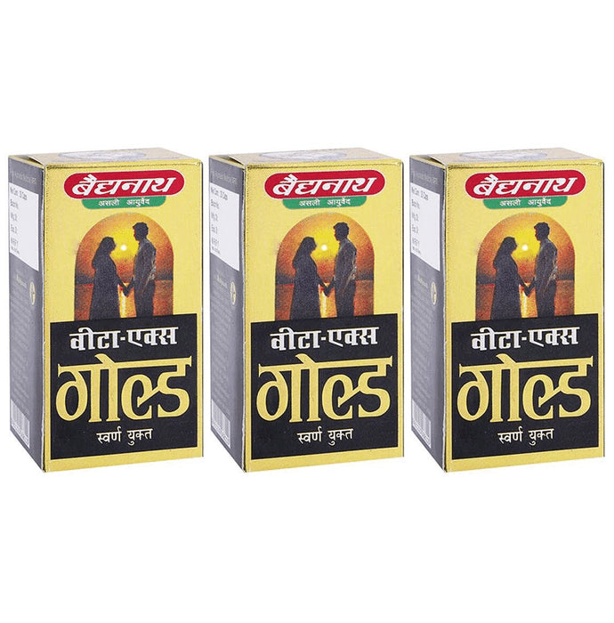 Baidyanath (Jhansi) Vita-Ex Gold Capsule (20 Each) - Classic Derma