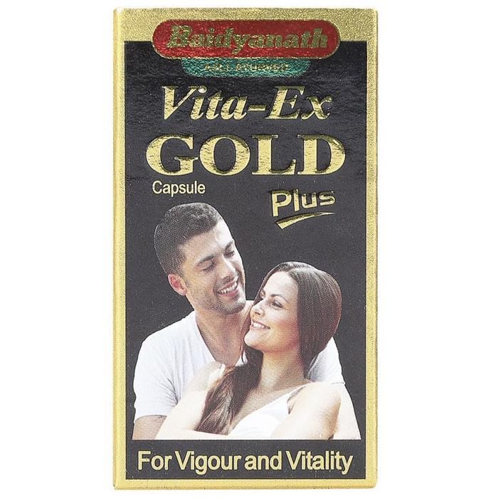 Baidyanath (Jhansi) Vita-Ex Gold Plus Capsule - Classic Derma