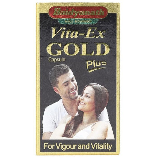 Baidyanath (Jhansi) Vita-Ex Gold Plus Capsule - Classic Derma