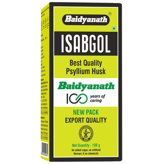 Baidyanath (Nagpur) Isabgol Psyllium Husk Powder - Classic Derma
