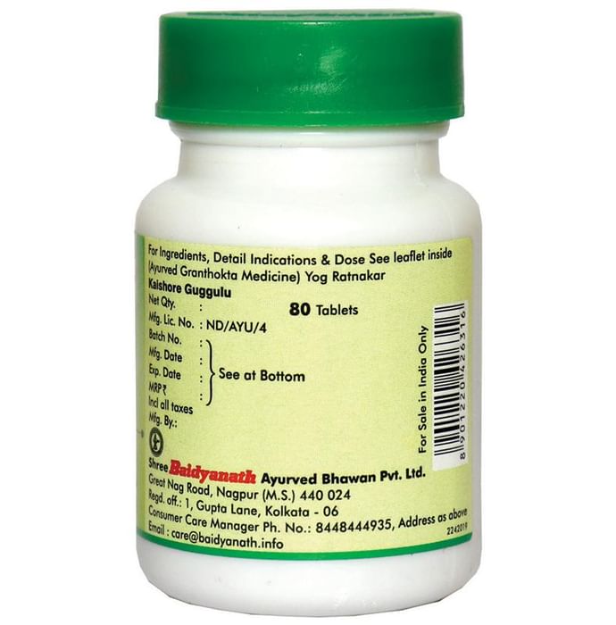 Baidyanath (Nagpur) Kaishore Guggulu Tablet