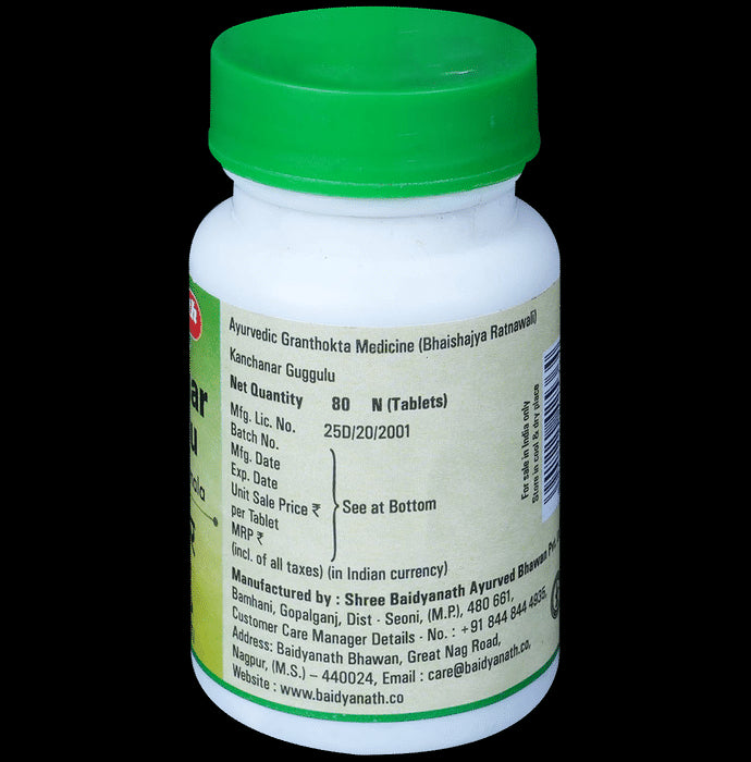 Baidyanath (Nagpur) Kanchanar Guggulu Tablet
