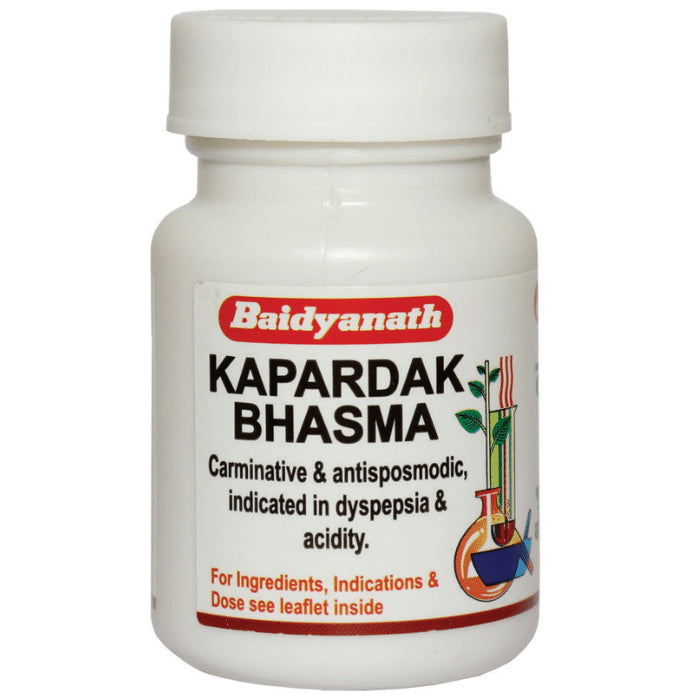 Baidyanath (Nagpur) Kapardak Bhasma - Classic Derma