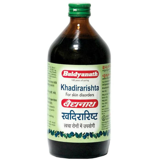 Baidyanath (Nagpur) Khadirarishta for Skin Health - Classic Derma