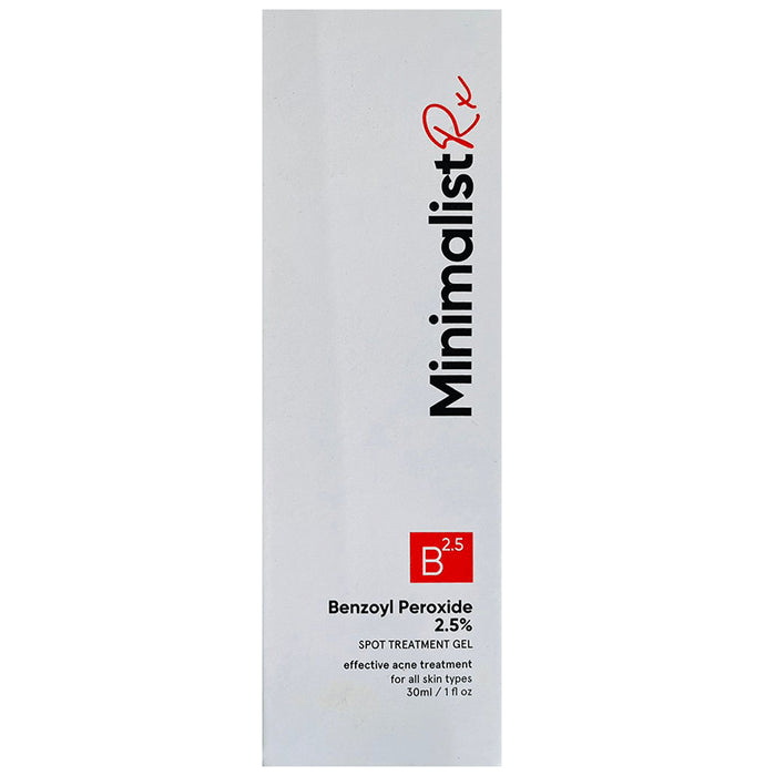 Minimalist Rx Benzoyl Peroxide 2.5% Spot Treatment Gel - Classic Derma