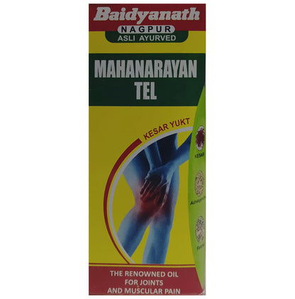 Baidyanath (Nagpur) Mahanarayan Tel Pain Relief Oil | For Joint & Muscular Pain - Classic Derma