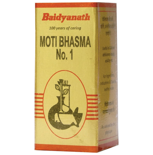 Baidyanath (Nagpur) Moti Bhasma No 1 - Classic Derma