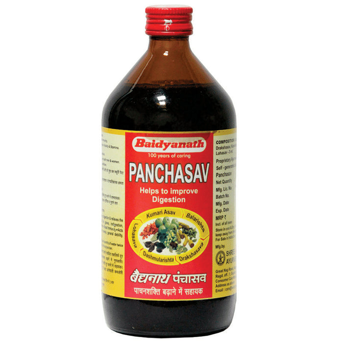 Baidyanath (Nagpur) Panchasav Help to Improve Digestion - Classic Derma