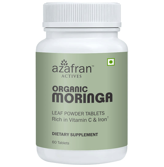 Azafran Actives Organic Moringa Leaf Powder Tablet - Classic Derma