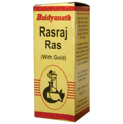 Baidyanath (Nagpur) Rasraj Ras with Gold | For Vata Ailments - Classic Derma