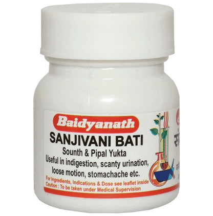 Baidyanath (Nagpur) Sanjivani Bati (Sounth & Pipal Yukta) - Classic Derma