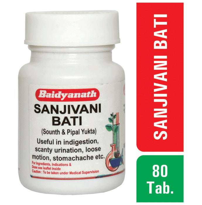 Baidyanath (Nagpur) Sanjivani Bati (Sounth & Pipal Yukta)