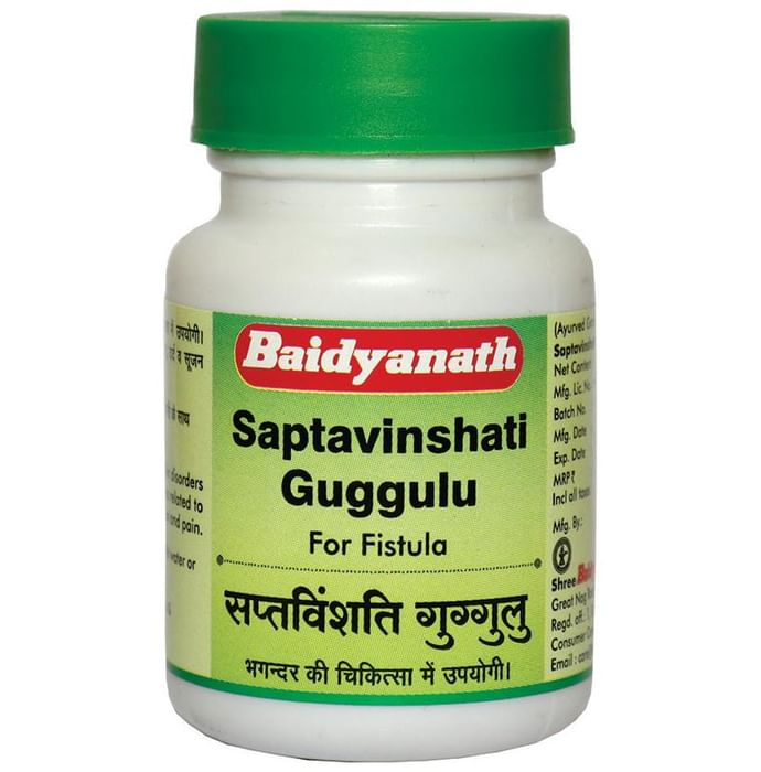 Baidyanath (Nagpur) Saptavinshati Guggulu for Fistula Tablet - Classic Derma