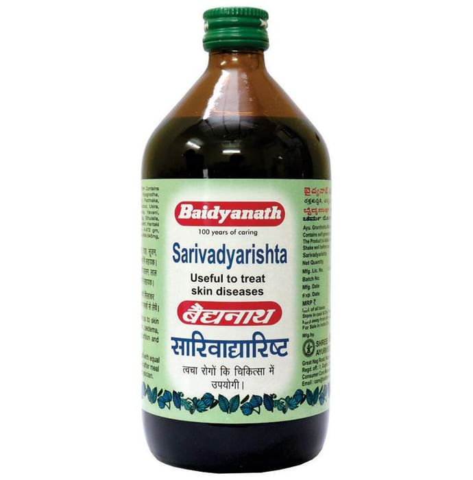 Baidyanath (Nagpur) Sarivadyarishta for Skin - Classic Derma