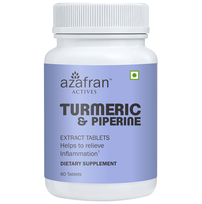 Azafran Actives Turmeric and Piperine Extract Tablet - Classic Derma