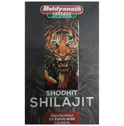 Baidyanath (Nagpur) Shodhit Shilajit Capsule | For Vitality, Energy, Physical Performance & Immunity - Classic Derma