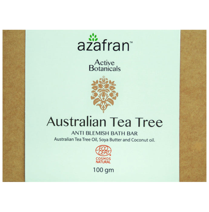 Azafran Australian Tea Tree Anti Blemish Bath Bar - Classic Derma