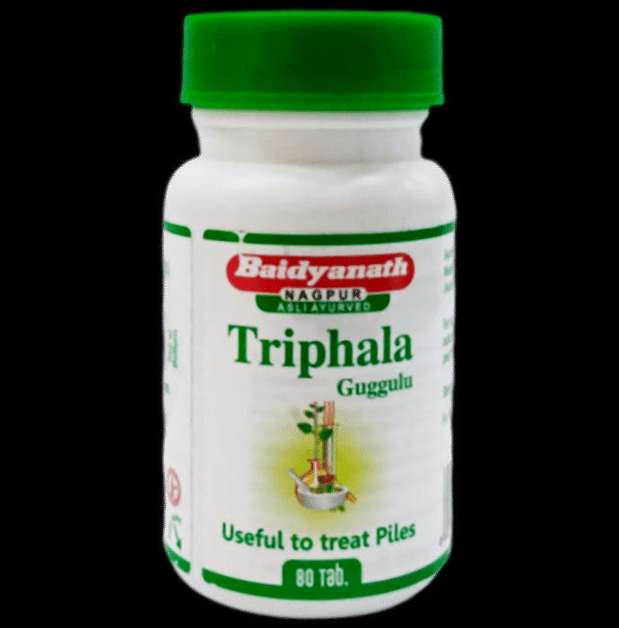 Baidyanath (Nagpur) Triphala Guggulu for Piles Management | Eases Constipation - Classic Derma