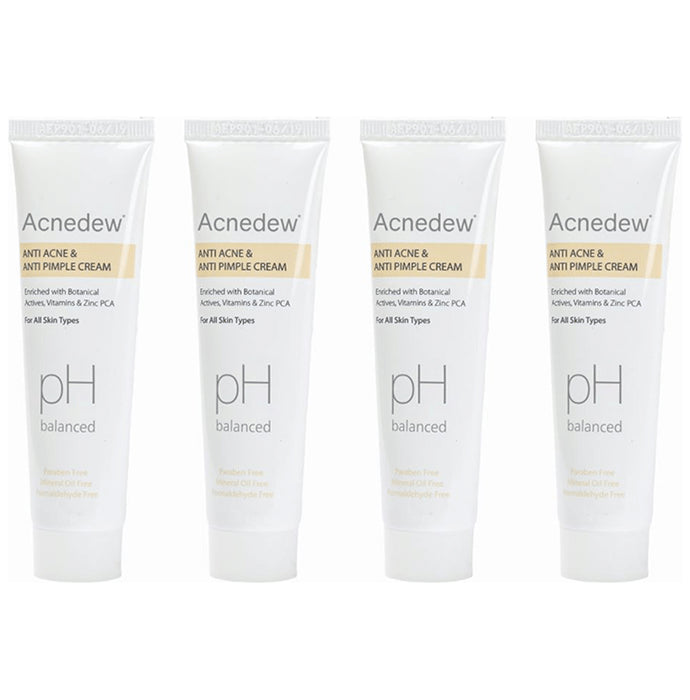Acnedew PH Balanced Anti Acne & Anti Pimple Cream (25gm Each) - Classic Derma